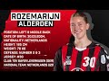 rozemarijn alderden left u0026 middle back bayer leverkusen highlights handball cv 2024 25