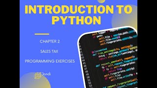 Python Programming Exercises: Sales Tax