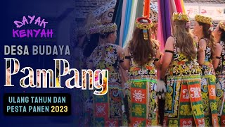 🛑tarian persatuan, pesta panen dan ulang tahun desa budaya pampang 2023