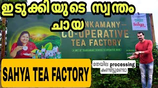 SAHYA TEA FACTORY THANKAMANI AMBALAMEDU ഇടുക്കിയുടെ സ്വന്തം ചായ ഉണ്ടാക്കുന്നത് കാണാം