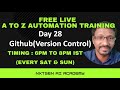 Day 31  |  GitHub | Code Push | Pull | Multiple User Code Collaboration