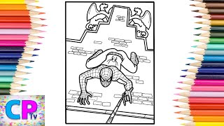 Spiderman Coloring Pages/Spiderman Clims Down the Wall Coloring/Spektrem - Shine [NCS Release]