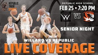 Boys Basketball - Willard vs Republic (Senior Night)