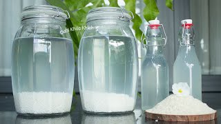 CÁCH LÀM GIẤM GẠO TẠI NHÀ ĐỂ DÙNG CHO CÁC MÓN NGÂM GIẤM - NHÚNG GIẤM - CKK
