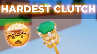 I Made The Worlds HARDEST Clutch (Roblox Bedwars)