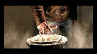 Slapping some flour with a high speed camera