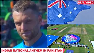 Watch : Accidentally India National Anthem Played in Pakistan During ENG vs AUS CT25 Match