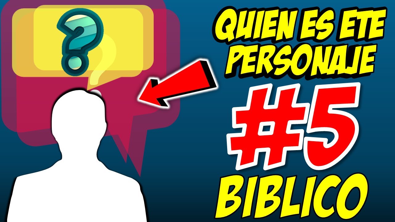 Descubre Quien Es El Personaje Biblico Descubre El Personaje Biblico ...