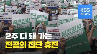 전공의 집단 휴진 13일째…정부 \