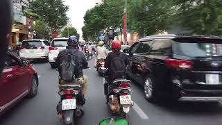 【Vietnam】ホーチミン市内 　バイクタクシー乗車　Ride a motorcycle taxi in Ho Chi Minh City　Jul.2022