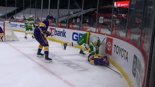 Marcus Foligno Boarding Penalty Against Mikey Anderson