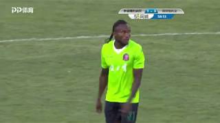 基奧中甲第一球 Paul Ngue's first goal for Xinjiang