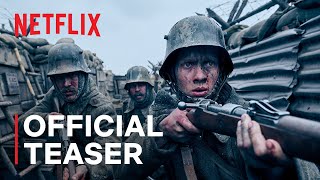 All Quiet on the Western Front Teaser Netflix