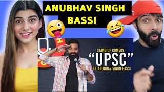 UPSC - Stand Up Comedy Ft. Anubhav Singh Bassi Reaction !!