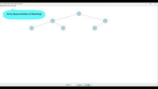 Priority Queue Animation Using Max Heap
