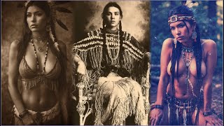 41 RESTORED OLD photos of BEAUTIFUL Native American Women from the OLD WEST!