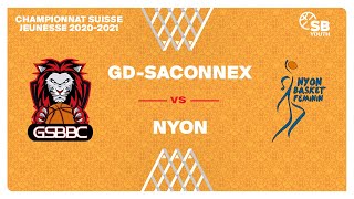 CSJC U17F : GRAND SACONNEX vs. NYON