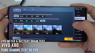 Vivo X80 PUBG Gaming test 90 FPS | Dimensity 9000, 120Hz Display