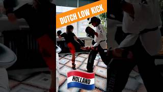 The DUTCH LOW KICK!!!