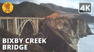 4K Bixby Creek Bridge Walking Tour | 🔊 Binaural Sound