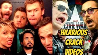 Avengers 4: End Game Cast Hilarious Crack Video Compilation - Try Not To Laugh 2017