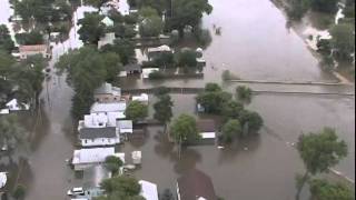 Aerial Souris River-June 24, 2011