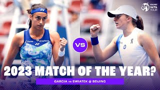 FULL MATCH | Caroline Garcia vs. Iga Swiatek | 2023 Beijing Quarterfinal