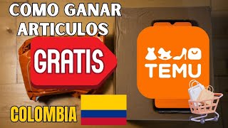 3 Formas de  GANAR ARTÍCULOS GRATIS en TEMU COLOMBIA 🇨🇴 #temu