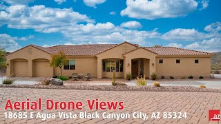 Aerial Drone Footage of 18685 E Agua Vista