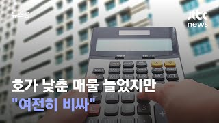 호가 낮춘 매물 늘었지만 거래 없어…\