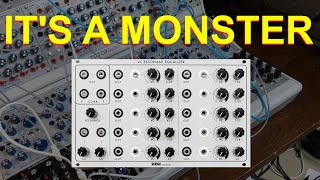 Equalizer as an instrument - Serge Modular VC Resonant Equalizer demo