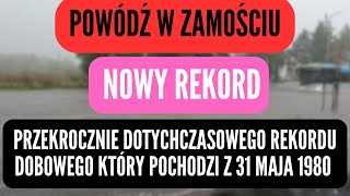 ZAMOŚĆ I OKOLICE POD WODĄ.