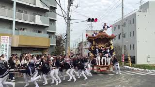 平成30年　長滝、安松地区・上之郷 だんじり祭　試験曳き【9月23日】