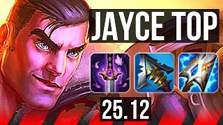 JAYCE vs IRELIA (TOP) | 8 solo kills, 4k comeback, Legendary, 48k DMG | KR Master | 25.12