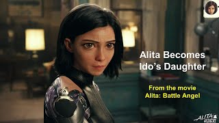 Alita Becomes Idos Daughter | Alita Battle Angel
