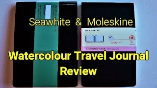 Seawhite & Moleskine Watercolour Travel Journal - Sketchbook Comparison & Review
