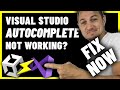 Why your VISUAL STUDIO is NOT AUTOCOMPLETING!