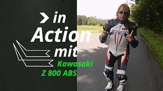 Motorrad Brune Bikes / Kawasaki Z800 ABS / Fahrtest / Kurventest