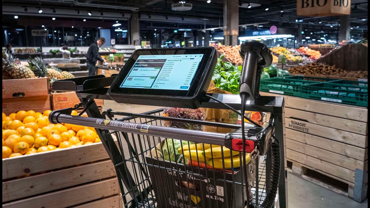 The Smartshopper Smartest Digital Shopping Cart In The World Youtube