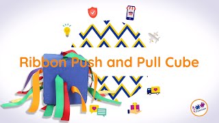 Ribbon Push and Pull Cube by Fun and Function