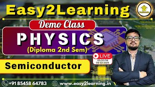 Demo Class for Diploma 2nd Sem | Semiconductor | Physics | by David Sir