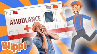 Blippi | Blippi Ambulance Song | Educational Videos for Toddlers | Cars for Children | Ambulance car
