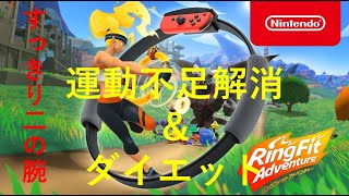 【リングフィットアドベンチャー RingFitAdventure】運動不足解消＆ダイエット【すっきり二の腕セット　やってみた】