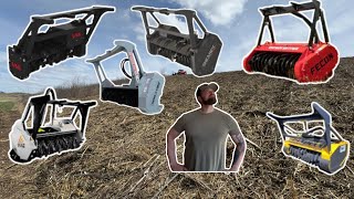 BEST mulchers for FORESTRY MULCHING!!!