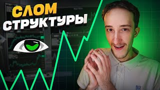 СЛОМ СТРУКТУРЫ - ЛУЧШАЯ СТРАТЕГИЯ ДЛЯ ЗАРАБОТКА | Скальпинг | Трейдинг | Крипта | Binance | Скринер