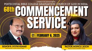 06-FEB-2025| CHURCH OF GOD STATE CONVENTIONS - 2025 | 68th Commencement Service | Ankit Reddi |