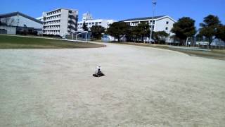 GPSロボットカーでドリフト走行