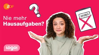 Kann man Hausaufgaben abschaffen? | logo! einfach erklärt