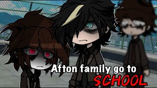 Aftons go to School || Gacha Club