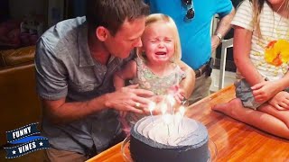 🤣 Baby Birthday Fails: Blowing Candles Gone Wrong! 🎂 Funny Vines